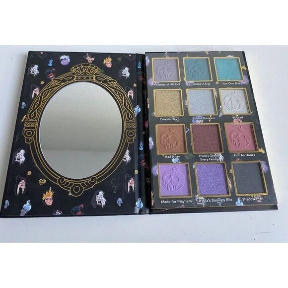 Disney Villains Eyeshadow Palette Evil Queen 12 shades Taste Beauty NEW - Picture 6 of 16